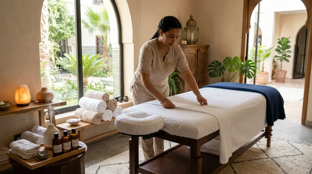 Massage Deep Tissue Domicile Marrakech _ Thérapeutes Certifiés & Service 5 Étoiles