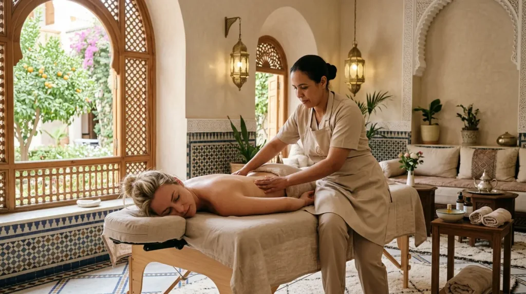 Massage Relaxant à Domicile Marrakech : Thérapeutes Certifiés & Service 5 Étoiles