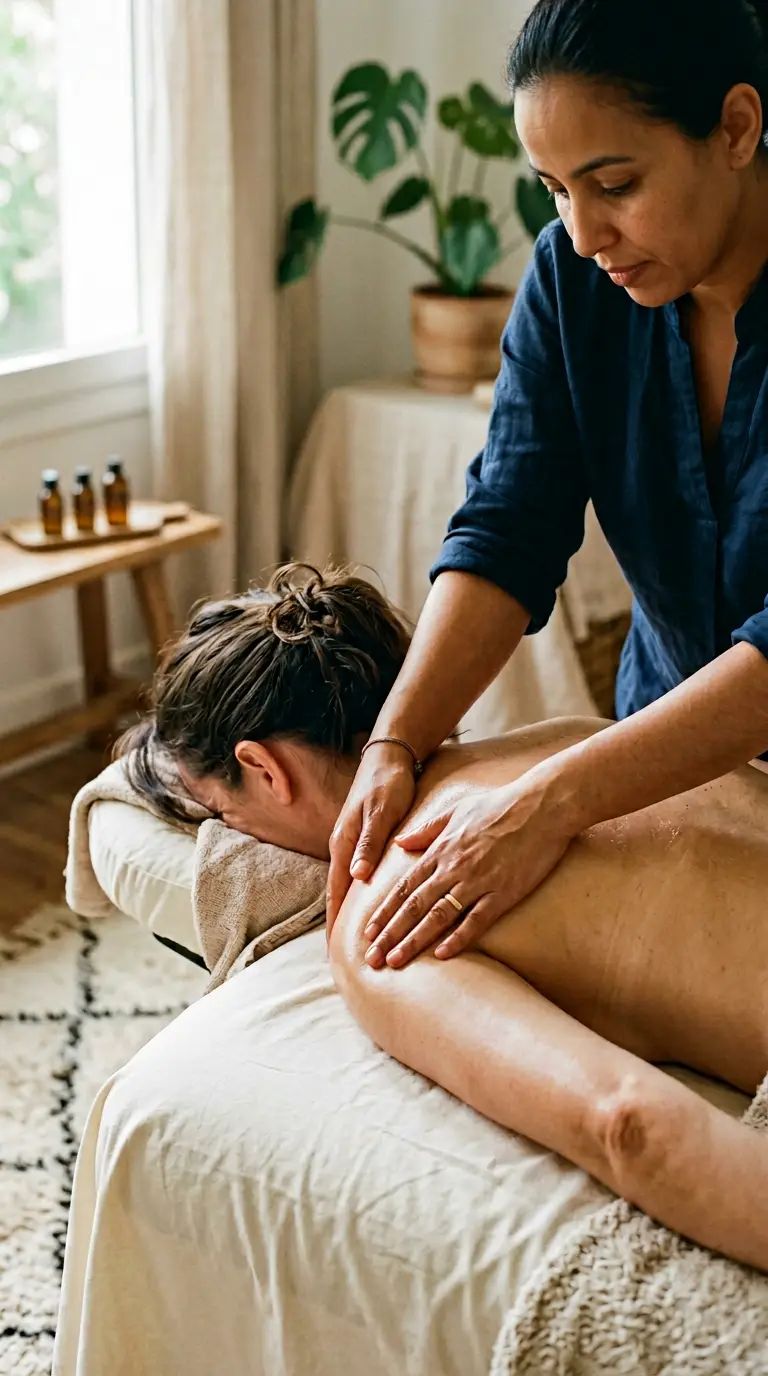 Massage Relaxant Domicile Marrakech _ Équipe Certifiée 7j_7