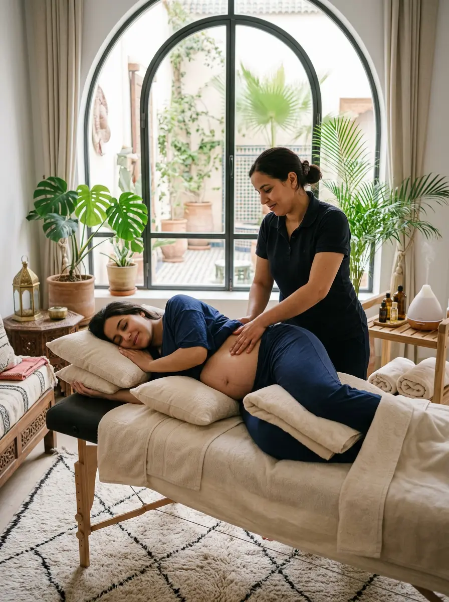 Massage prénatal Marrakech