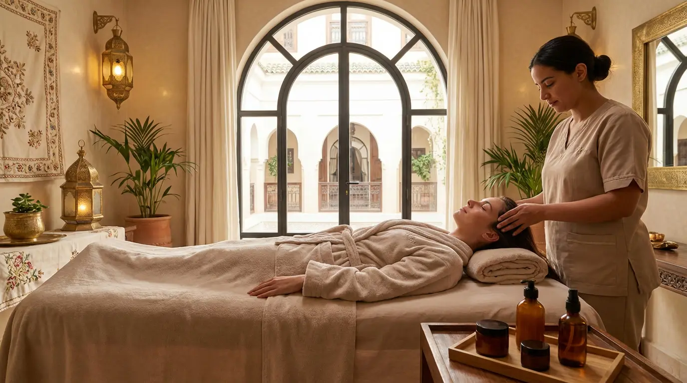 Soin Visage & Massage Crânien à Domicile Marrakech _ Expertise 5★