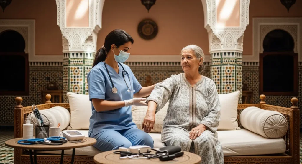 Infirmier à Domicile Marrakech | Soins Certifiés 7j/7